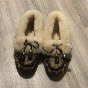 Coach slippers